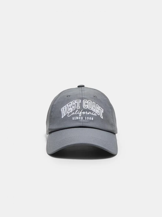 Obrázek produktu Stradivarius Sportovní Kšiltovka West Coast Dark Grey