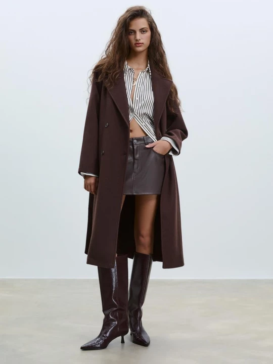 Obrázek produktu Stradivarius Trenčkot Soft-Touch Brown