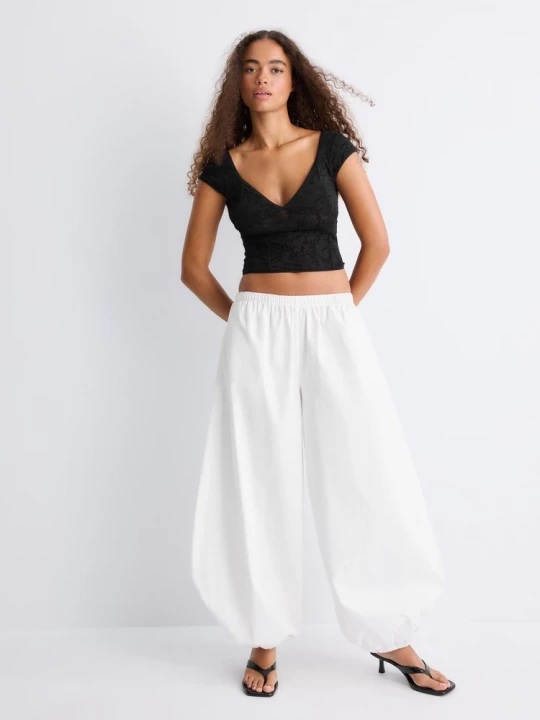 Obrázek produktu Stradivarius Vločkovaný Top Živůtek Black