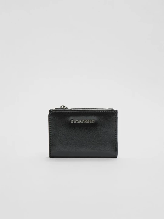 Obrázek produktu Stradivarius Základní Peněženka Na Karty Se Zipem Black