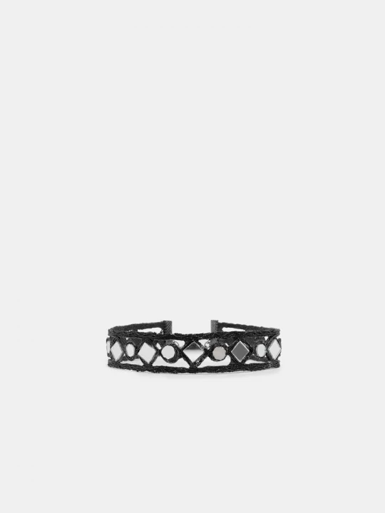 Obrázek produktu Stradivarius Zrcadlový Choker Black