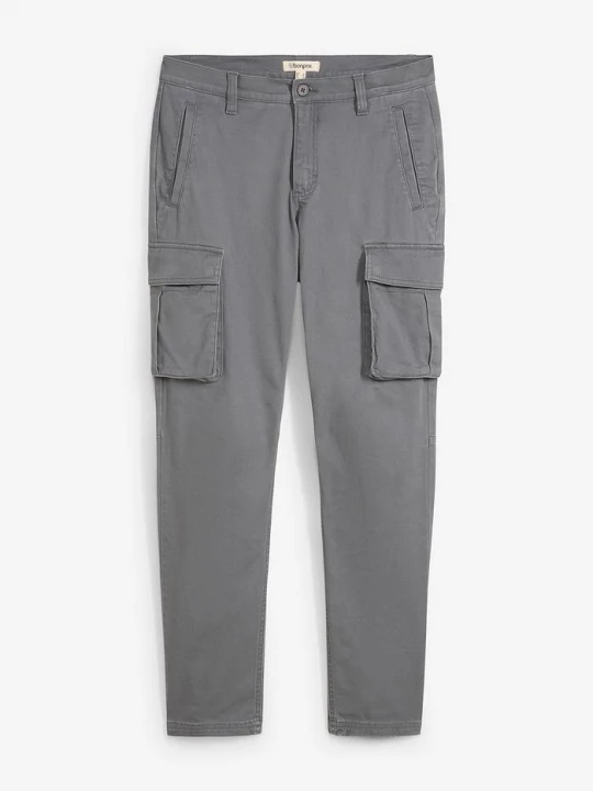 Obrázek produktu Strečové cargo kalhoty s čistou bavlnou, Regular Fit, Straight BonPrix