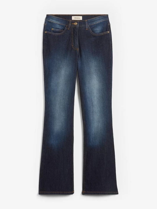 Obrázek produktu Strečové džíny Bootcut, Mid Waist BonPrix