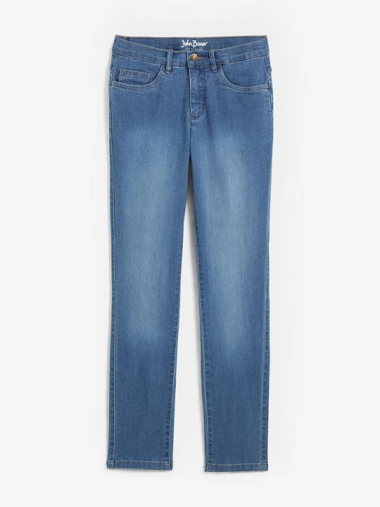 Obrázek produktu Strečové džíny Mid Waist, Straight BonPrix