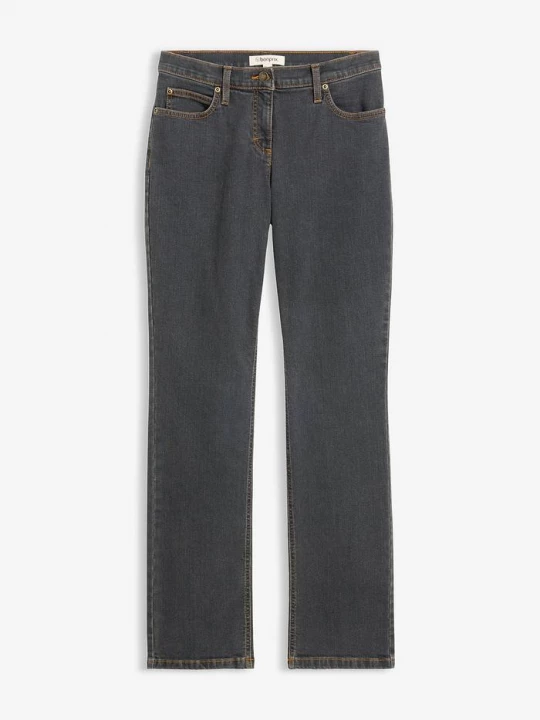 Obrázek produktu Strečové džíny Straight, Mid Waist BonPrix