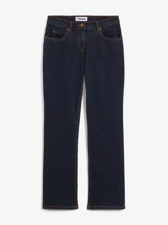 Obrázek produktu Strečové džíny Straight, Mid Waist BonPrix