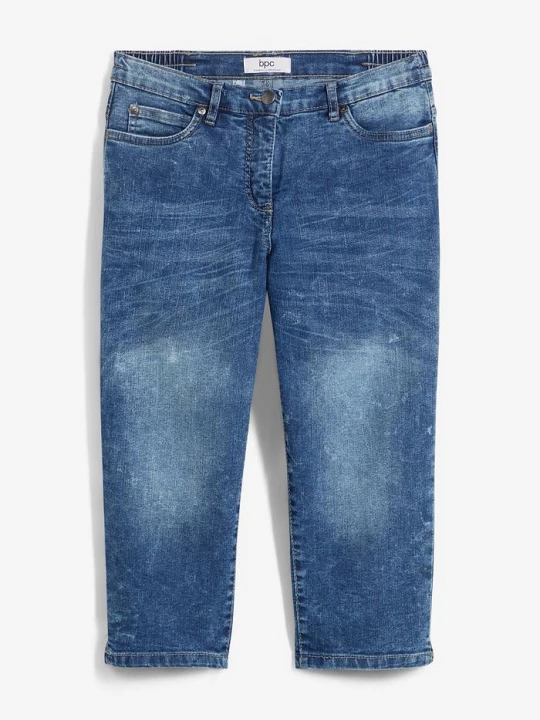 Obrázek produktu Strečové džíny Straight, Mid Waist BonPrix