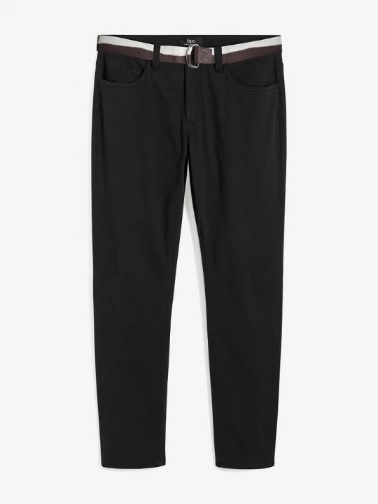 Obrázek produktu Strečové kalhoty Regular Fit s páskem, Straight BonPrix