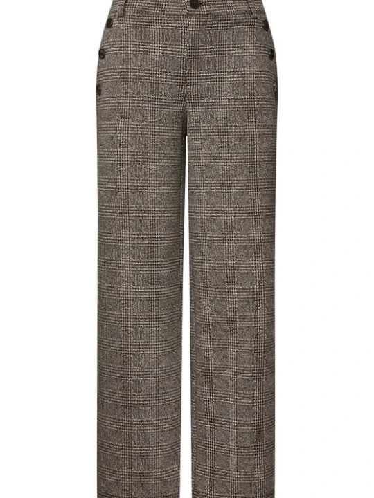 Obrázek produktu STREET ONE Chino kalhoty 'Amalia' písková / tmavě hnědá