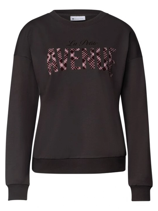 Obrázek produktu STREET ONE Mikina hnědá / světle růžová / burgundská červeň