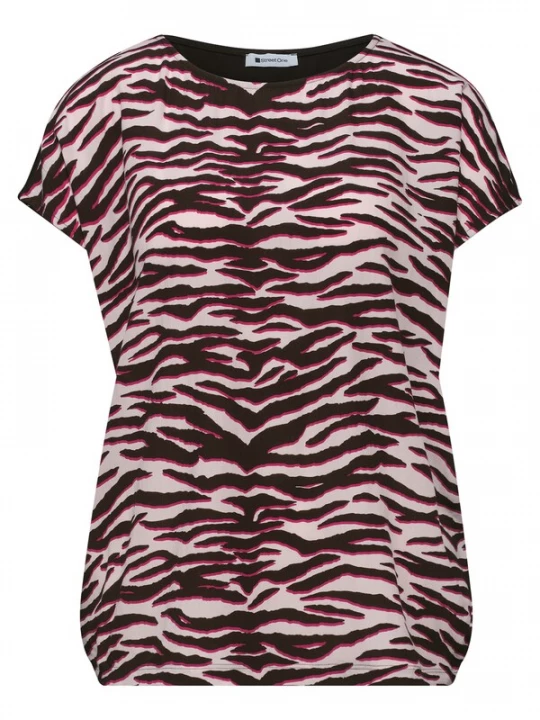 Obrázek produktu STREET ONE Tričko pink / pudrová / černá