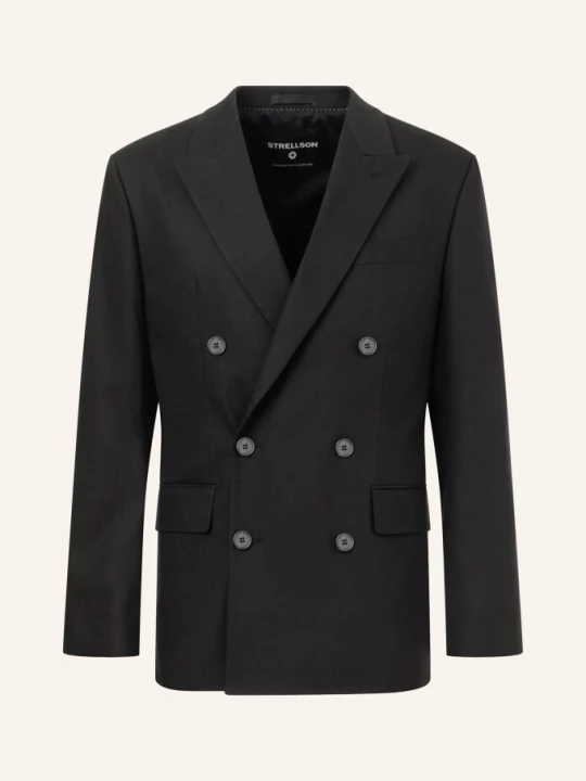 Obrázek produktu Strellson Sako ashton5 Slim Fit S Lnem černá