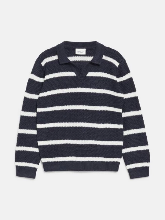 Obrázek produktu Strickpolo mit Strukturmuster s.Oliver