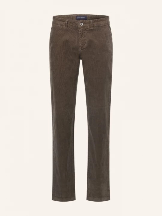 Obrázek produktu Strokesman's Kordové Kalhoty Slim Fit olivová
