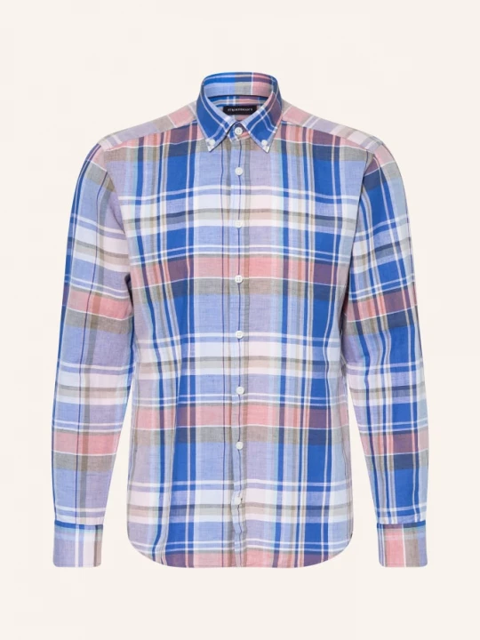 Obrázek produktu Strokesman's Košile Regular Fit modrá / světle červená / khaki
