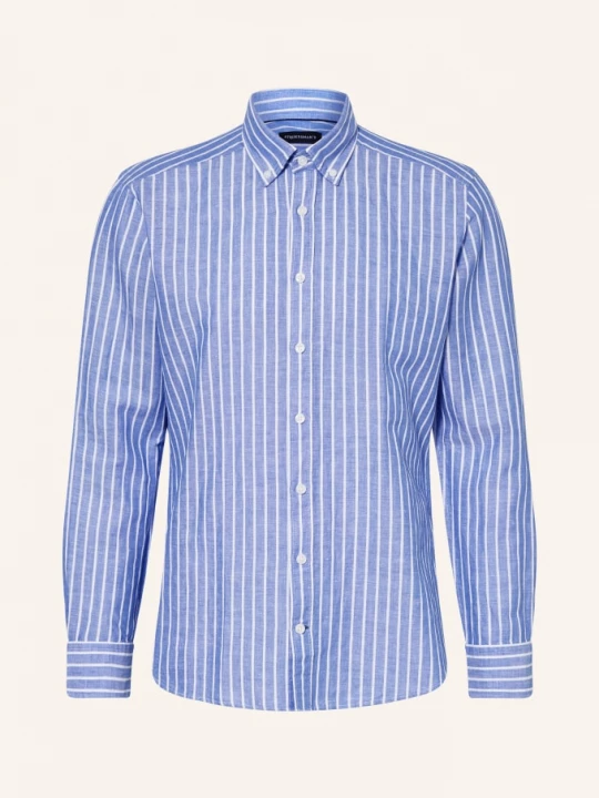 Obrázek produktu Strokesman's Košile Regular Fit S Lnem modrá / bílá