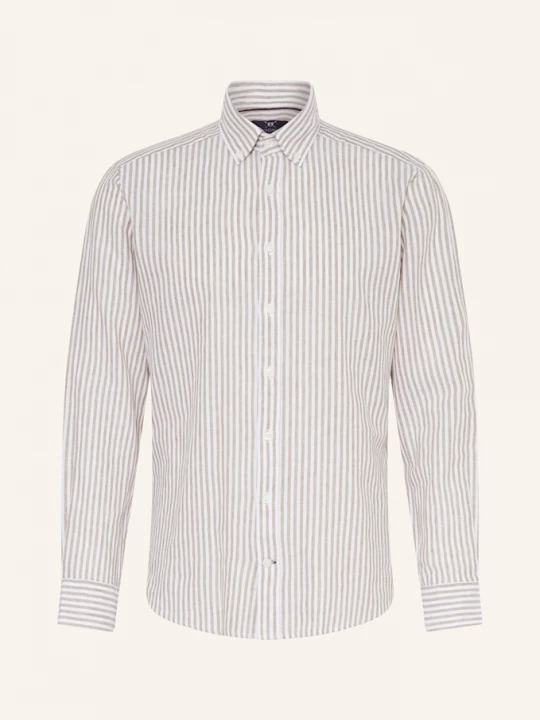 Obrázek produktu Strokesman's Košile Regular Fit S Příměsí Lnu režná / khaki