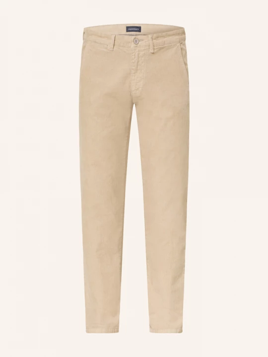 Obrázek produktu Strokesman's Manšestrové Chino Kalhoty Slim Fit béžová