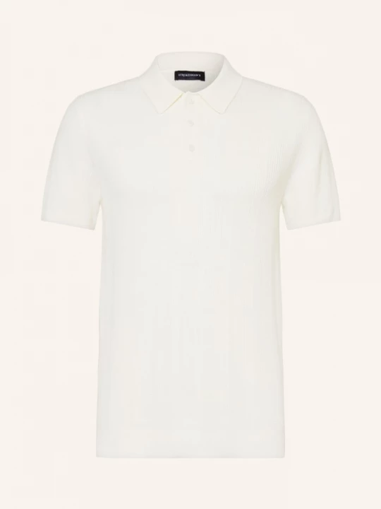 Obrázek produktu Strokesman's Pletené Polo Tričko bílá