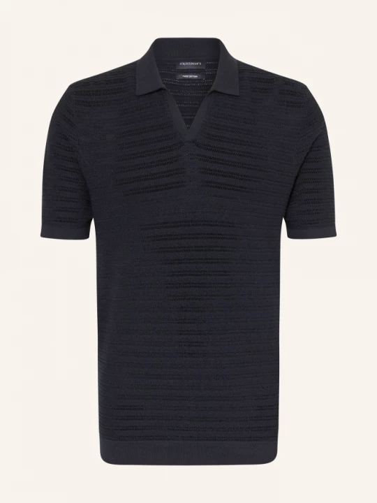 Obrázek produktu Strokesman's Pletené Polo Tričko tmavě modrá