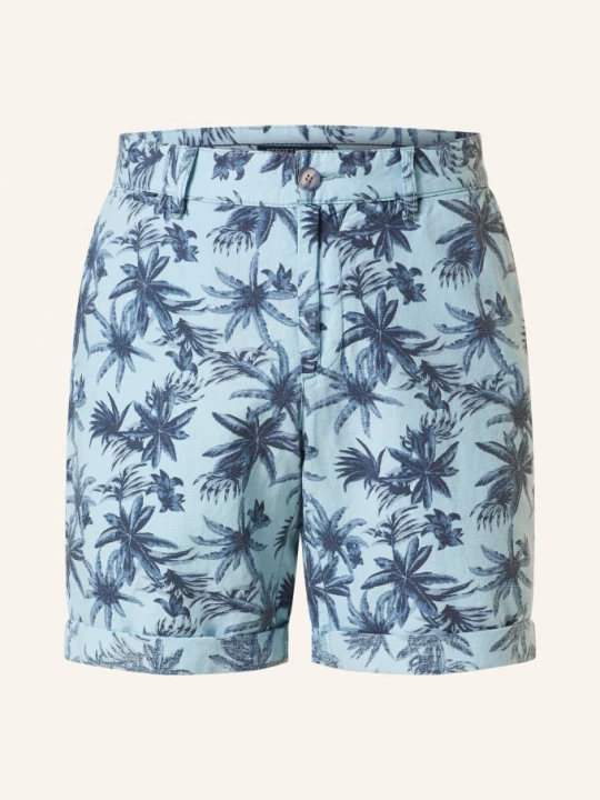 Obrázek produktu Strokesman's Šortky Slim Fit Se Lnem tmavě modrá / modrá