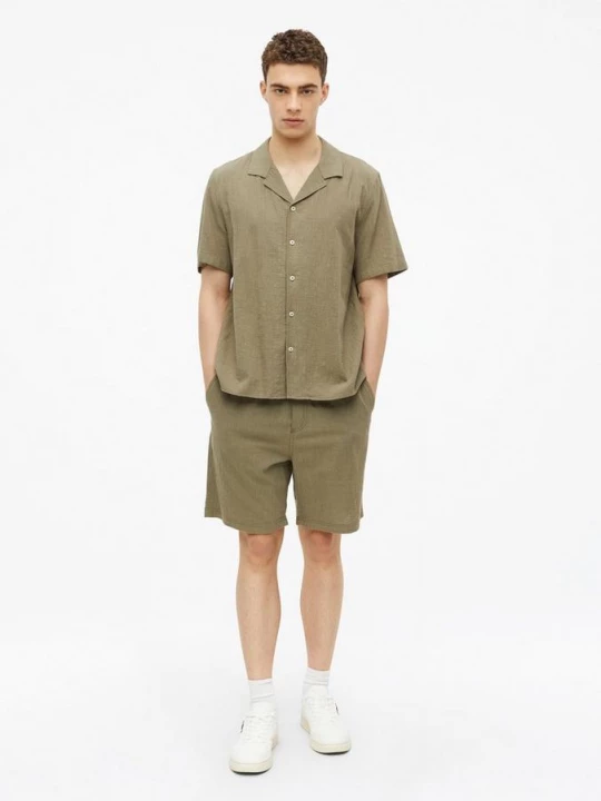 Obrázek produktu Strukturované bermudy Detroit / Relaxed Fit / Mid Rise s.Oliver olivová
