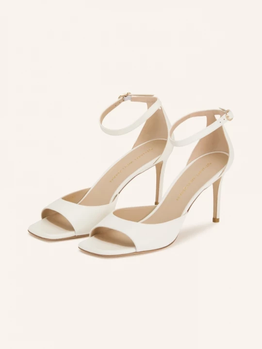 Obrázek produktu Stuart Weitzman Sandály Nudistia bílá / zlatá