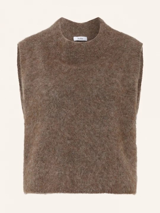 Obrázek produktu Stylein Pletený Top Nellie S Mohérem hnědá