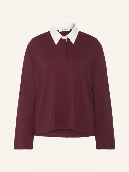 Obrázek produktu Stylein Žerzejová Polokošile Janelle tmavě červená / bílá