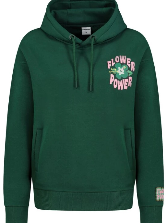 Obrázek produktu Sublevel Mikina žlutá / zelená / tmavě zelená / růžová