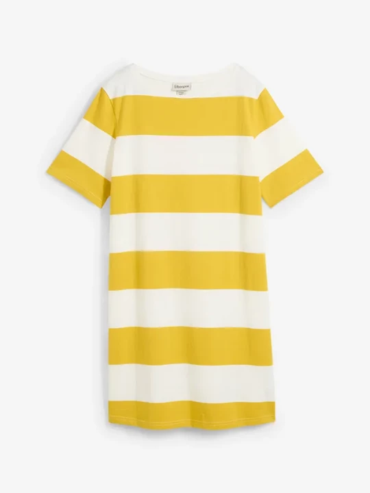 Obrázek produktu Sukienka T-shirtowa z czystej bawełny organicznej BonPrix żółty