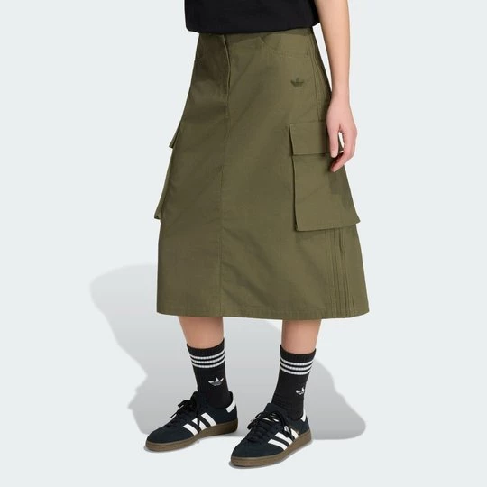 Obrázek produktu SUKNĚ MIDI RIPSTOP CARGO Adidas Olive Strata