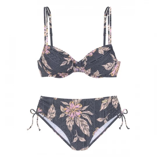 Obrázek produktu SUNSEEKER Bikiny  hnědá / olivová / jasně oranžová / růžová / černá