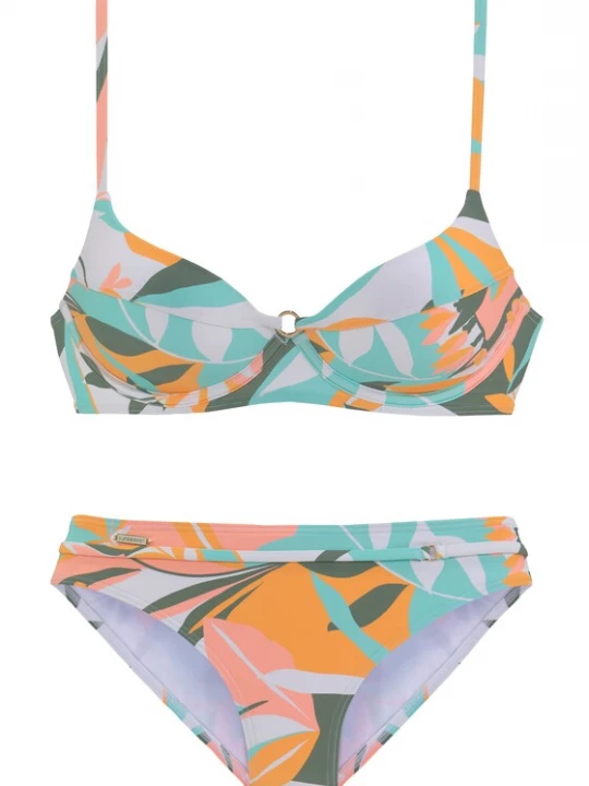 Obrázek produktu SUNSEEKER Bikiny  režná / tyrkysová / jedle / tmavě oranžová