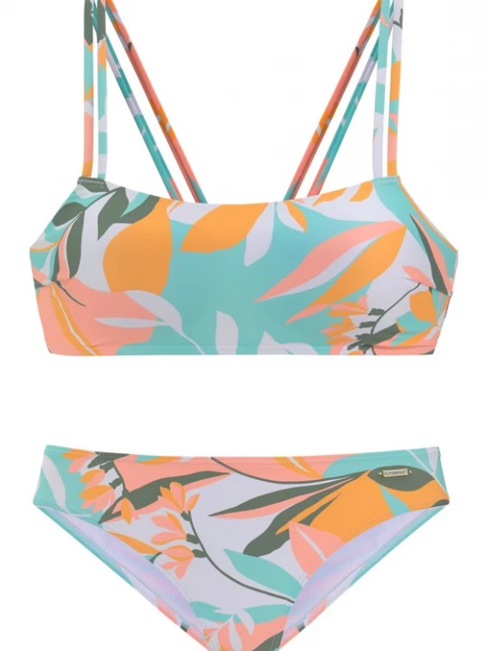 Obrázek produktu SUNSEEKER Bikiny  tyrkysová / jedle / jasně oranžová / bílá