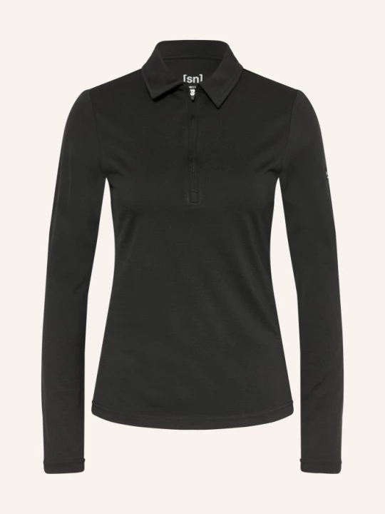 Obrázek produktu Super.Natural Funkční Polokošile Lux S Merino Vlnou černá