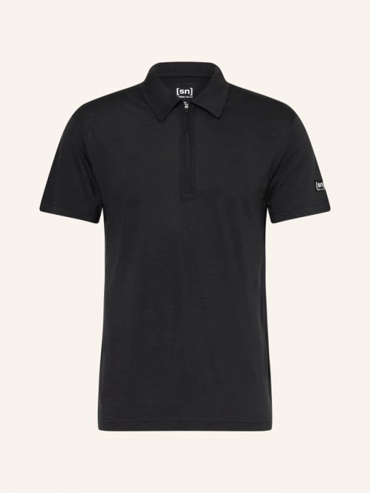Obrázek produktu Super.Natural Funkční Polokošile S Merino Vlnou černá