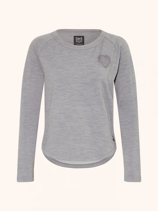 Obrázek produktu Super.Natural Funkční Tričko Little Heartwood S Merino Vlnou šedá