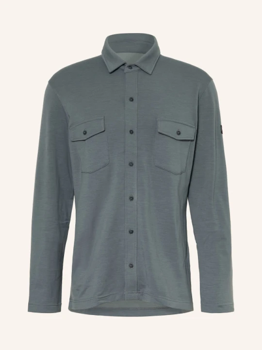 Obrázek produktu Super.Natural Outdoorová Košile Adventure Regular Fit S Merino Vlnou černošedá