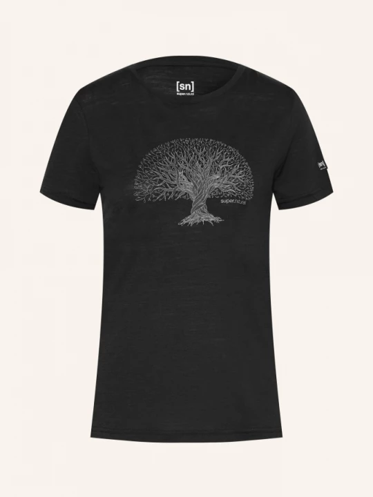 Obrázek produktu Super.Natural Tričko Tree Of Knowledge S Merino Vlnou černá