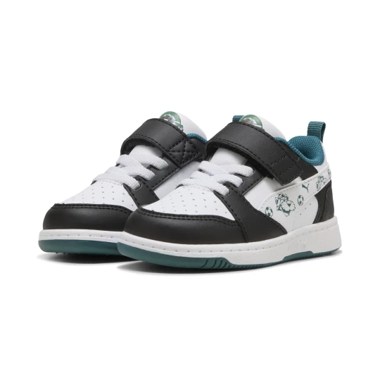 Obrázek produktu Super PUMA Rebound V6 Low Sneakers Toddlers, Shop, Black/White/Emerald Ice