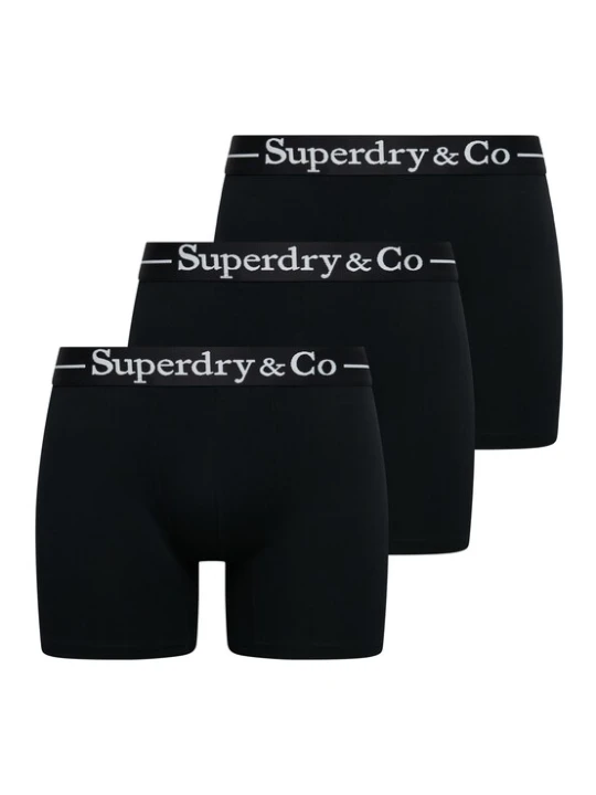 Obrázek produktu Superdry & Co Boxerky světle šedá / černá