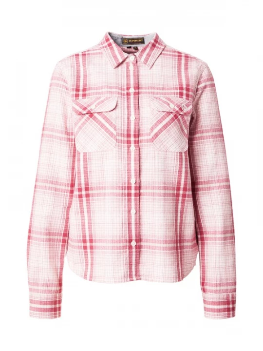 Obrázek produktu Superdry & Co Halenka malinová / bílá