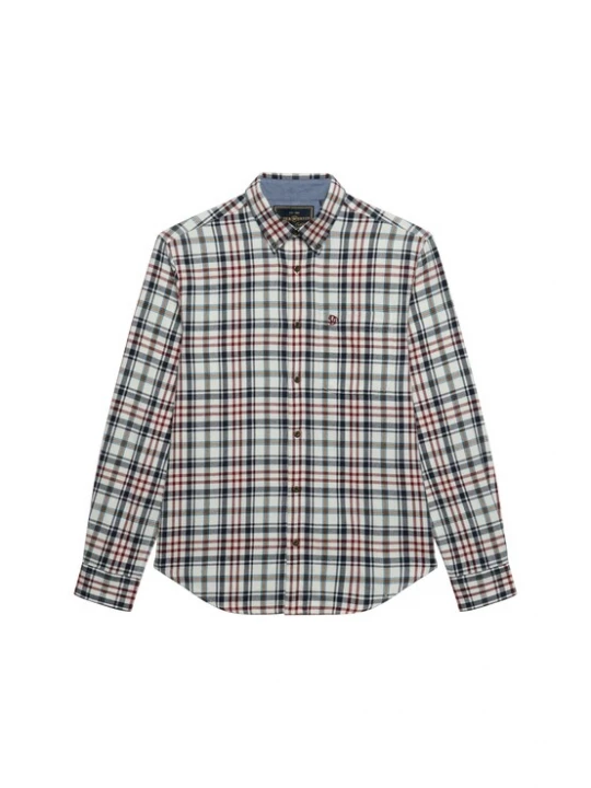 Obrázek produktu Superdry & Co Košile tmavě modrá / oranžová / karmínově červené / bílá
