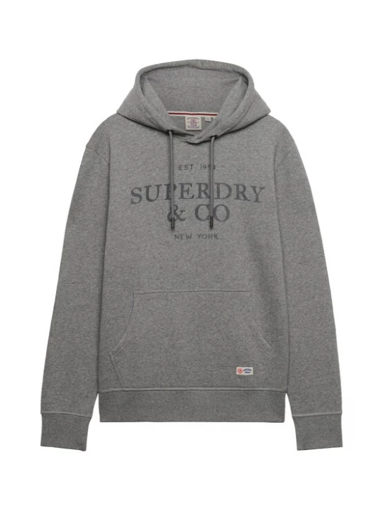 Obrázek produktu Superdry & Co Mikina '1954' tmavě šedá / šedý melír