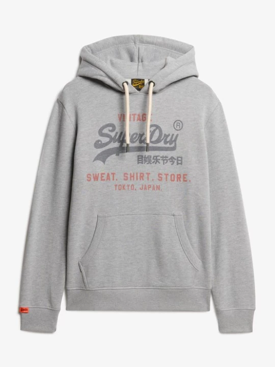 Obrázek produktu Superdry & Co Mikina 'Heritage'  modrý melír / šedý melír / červený melír