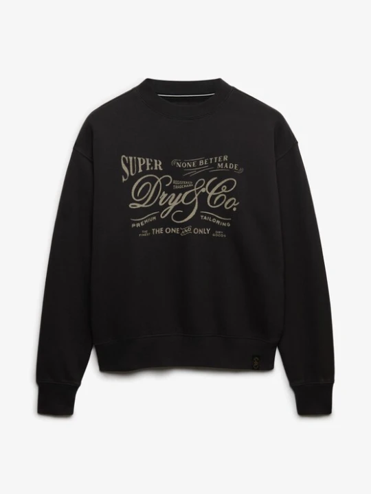 Obrázek produktu Superdry & Co Mikina tmavě béžová / černá