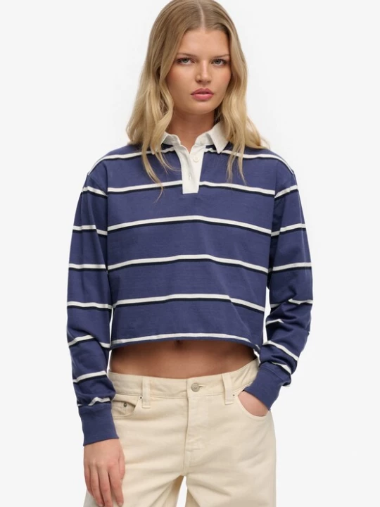 Obrázek produktu Superdry & Co Oversized tričko 'Athletic Essentials' safírová / černá / bílá