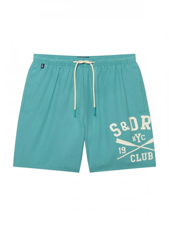 Obrázek produktu Superdry & Co Plavecké šortky tyrkysová / bílá