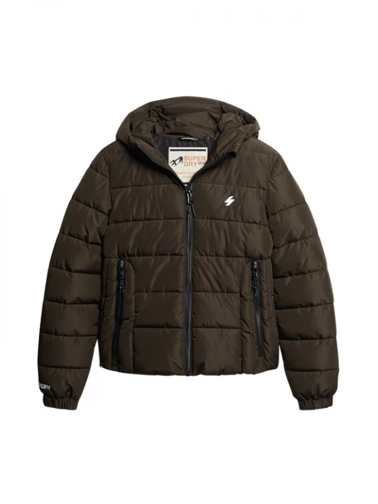 Obrázek produktu Superdry & Co Přechodná bunda 'Spirit'  tmavě hnědá / bílá